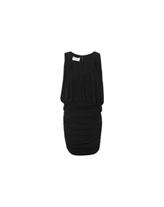 Платье без рукавов женское черное Saint laurent
