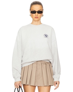 Унисекс толстовка с графическим принтом, light heather grey Alexander wang