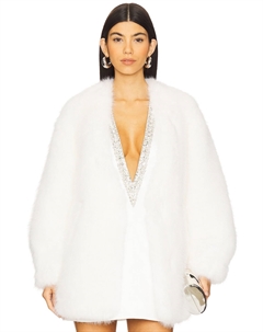 Искусственная меховая куртка Retrofete Heiress, white