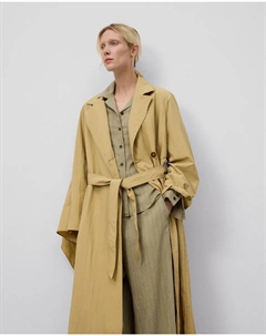 Женский тренчкот с нейлоновой шалью, кремовый Adolfo dominguez