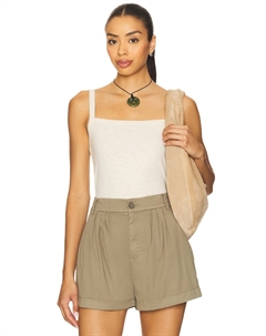 Топ на бретелях с квадратным вырезом, oatmeal Rag & bone