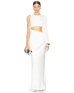 Платье с вырезами, white Ceren ocak