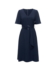 Платье шифо с талией, желто-бежевый Deep breath