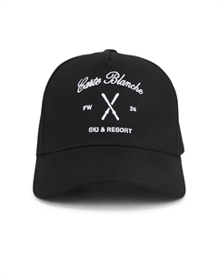 Шапка-снэпбек для лыж и курортов, black Carte blanche