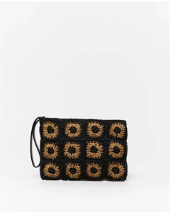 Кошелек с деревенским принтом, черный Сфера