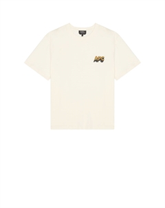 Футболка в стиле 70-х, ecru A.p.c.