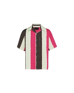 Рубашка мужская черного цвета, бежевый Prada