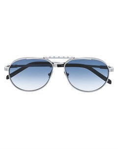 Hublot eyewear солнцезащитные очки авиаторы один размер серебристый Hublot eyewear