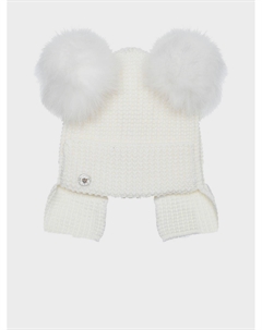 Шапка с двумя помпонами Joli bebe
