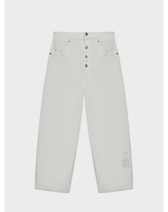 Джинсы белого цвета Mm6