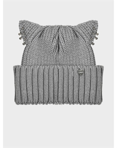 Шапка с декоративными ушками, серая Il trenino