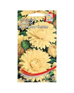 Семена Календула Бьюти кремово-белая Сортсемово