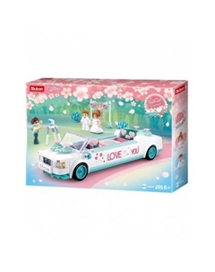 Конструктор "Свадебный лимузин" (204дет) М38-В0767 Sluban