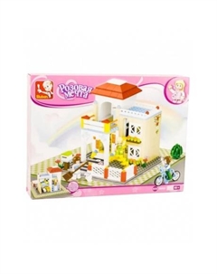 Конструктор "Розовая мечта.Дом"(380дет)в коробке M38-B0533 Sluban