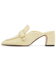 Туфли на высоком каблуке женские желтые Charles&keith