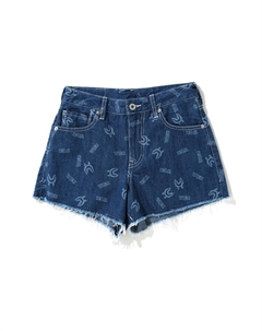 Джинсовые шорты Shark Series женские синие A bathing ape®