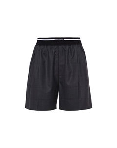 Повседневные шорты женские черные Miu miu