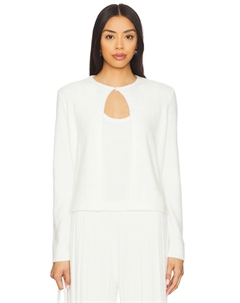 Ультралегкая полосатая кофта Cozychic, pearl Barefoot dreams