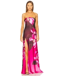 Шелковое платье Aiyanna Retrofete, orchid ombre