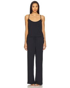 Комплект пижамы Gisele с топом на бретелях и штанами, black Eberjey