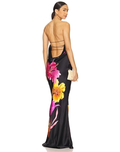 Шелковое платье Keaton Retrofete, nera primavera