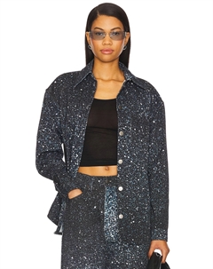 Украшенная рубашка, blue Giuseppe di morabito