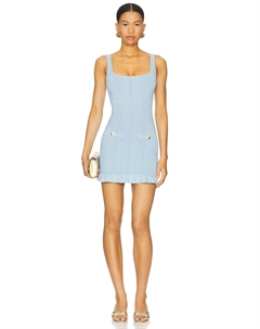 Трикотажное платье Loulou Retrofete, metallic powder blue