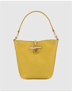 Женская сумка на плечо Le Roseau размера XS, жёлтый Longchamp
