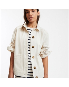 Рубашка свободного кроя Leony из коллекции Signatures бежевый Laredoute