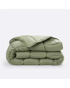 Пуховое одеяло насыщенного цвета умеренно-теплое зеленый La redoute interieurs