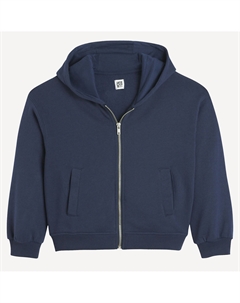 Толстовка на молнии из мольтона синий La redoute collections