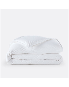 Пуховое одеяло умеренного тепла 50 пуха - органический хлопок белый La redoute interieurs