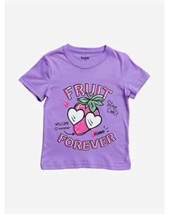 Футболка с коротким рукавом для девочки, Фиолетовый Batik