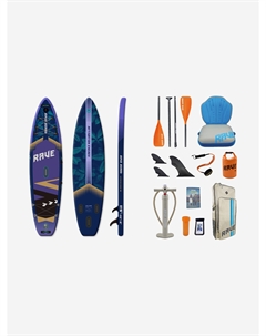 Надувной сапборд RB104Pro (350*83*15) с сидушкой и двойным веслом, Мультицвет Rave board
