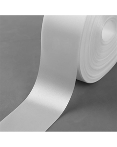 Лента атласная, 50 мм, 100±5 м, белая Nobrand