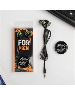 Подарочный набор: наушники вакуумные и попсокет Сима-ленд