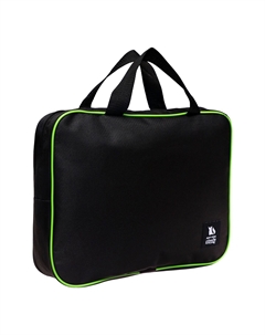 Папка для труда а4 на молнии текстиль 70 мм 350×270, зеленый Artfox study