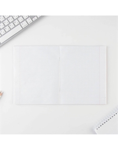 Тетрадь в клетку, предметная, 48 л.,на скрепке, а5 Artfox study