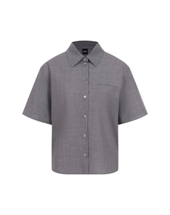 Шерстяная рубашка Boss