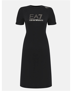 Платье с коротким рукавом Ea7 emporio armani