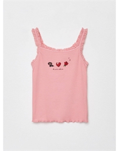 Топ с принтом для девочек Sela