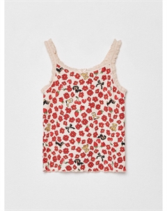 Майка с принтом для девочек Sela