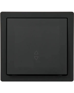 Выключатель проходной накладной Leto 1 клавиша цвет черный бархат Lezard