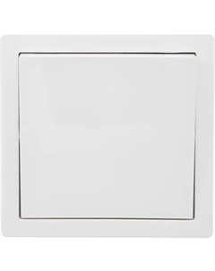 Выключатель накладной Leto 1 клавиша цвет белый Lezard