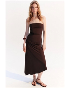 Платье-бандо миди асимметричное Befree