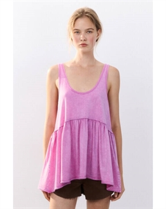 Майка хлопковая с баской Befree