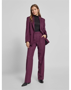 Блейзер с воротником-лацканом, модель «Amyia», темно-фиолетовый Hugo