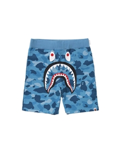 Спортивные шорты BAPE Honeycomb Camo Shark, серый A bathing ape®
