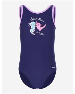 Купальник слитный для девочек, Синий Joss