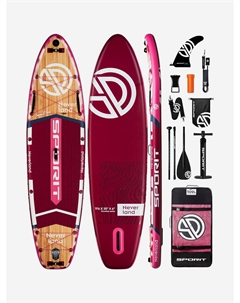 Надувная двухслойная SUP-доска NEVER LAND RED STD, 11'6" 350*88*15 см, сапборд, Красный Sporit